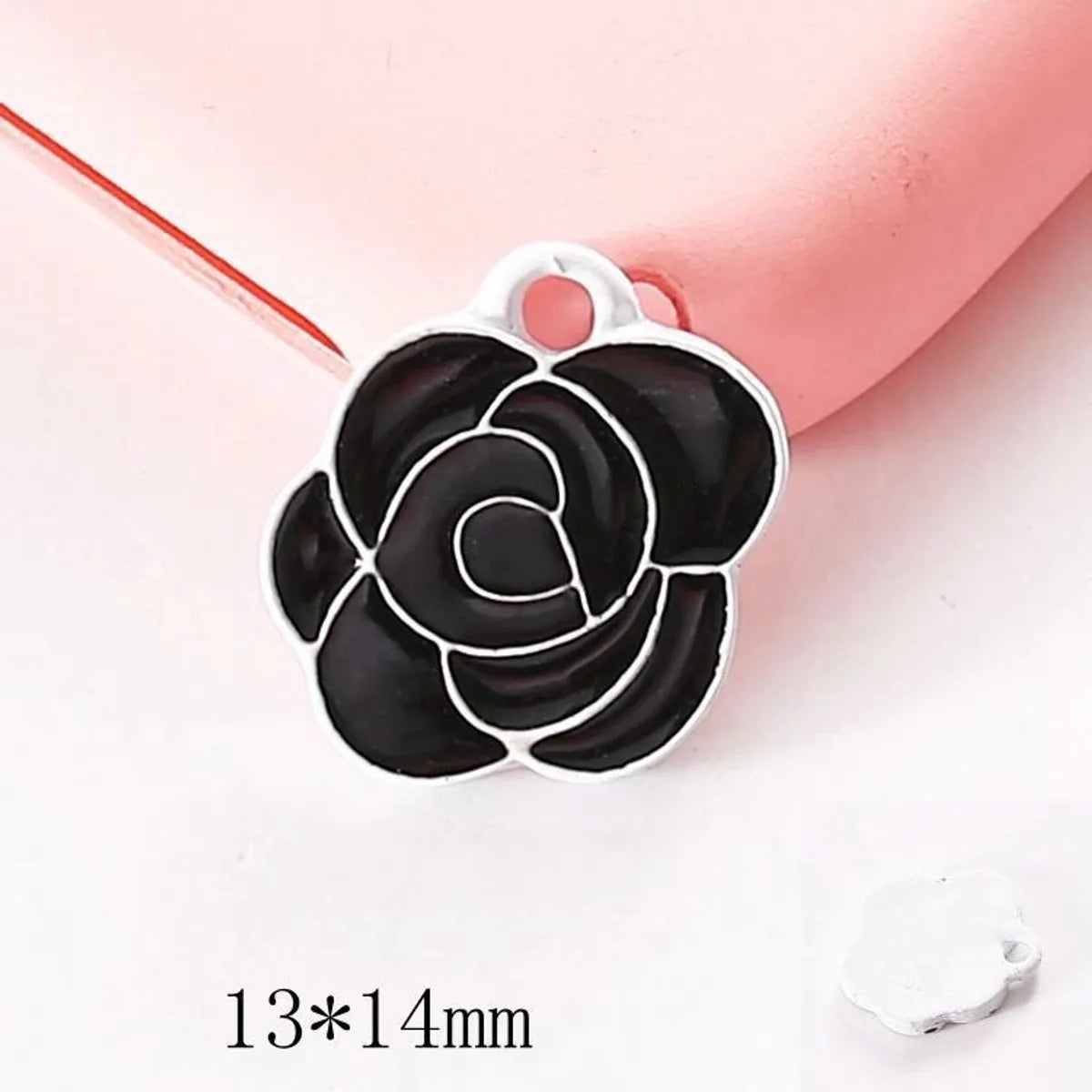 1 Piece 17*17mm 20*19mm 24*24mm Zinc Alloy Pearl Heart Shape Flower Bow Knot Pendant