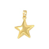 1 Piece 18 * 24mm 20*28mm 30*32mm Hole 3~3.9mm Brass 18K Gold Plated Pentagram Heart Shape Polished Pendant