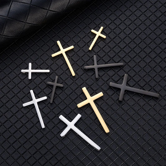 1 Piece 18*30MM 26*43mm 30*54mm 304 Stainless Steel Cross Pendant