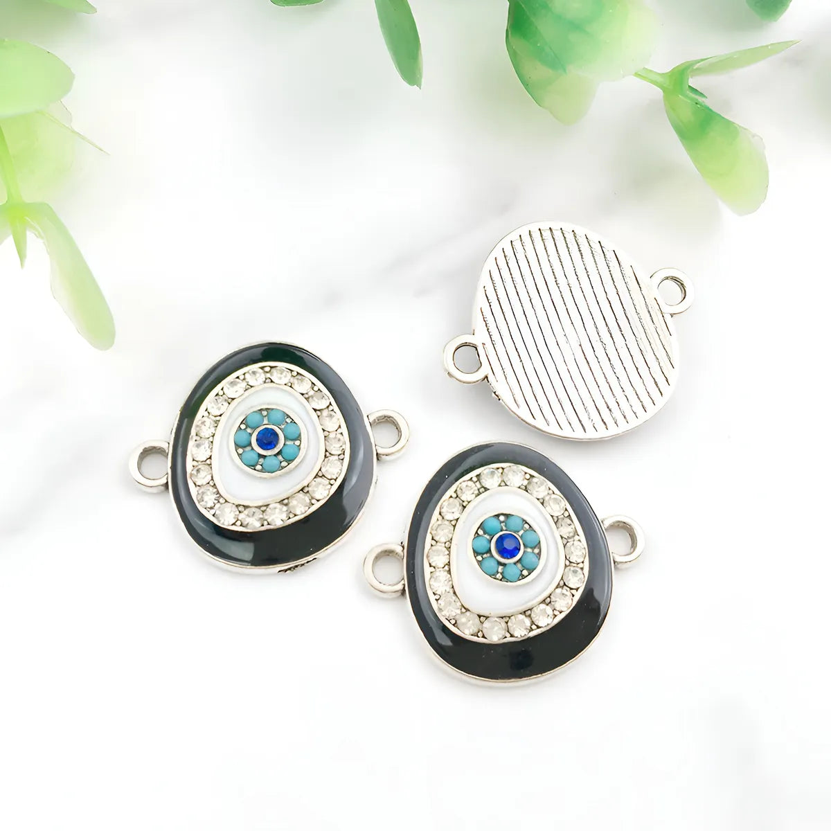 1 Piece 19*16mm Alloy Devil'S Eye Pendant