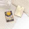 1 Piece 19*28mm Alloy Sun Flower Pendant