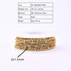 1 Roll 1.5*1.2mm 2.5*2mm 2*1.5mm 304 Stainless Steel 18K Gold Plated Solid Color Polished Chain