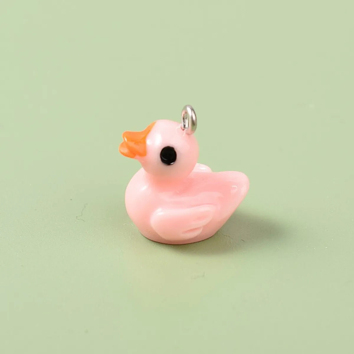 1 Piece 1.8cm Resin Rabbit Dog Duck Pendant