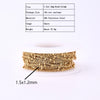 1 Roll 1.5*1.2mm 2.5*2mm 2*1.5mm 304 Stainless Steel 18K Gold Plated Solid Color Polished Chain