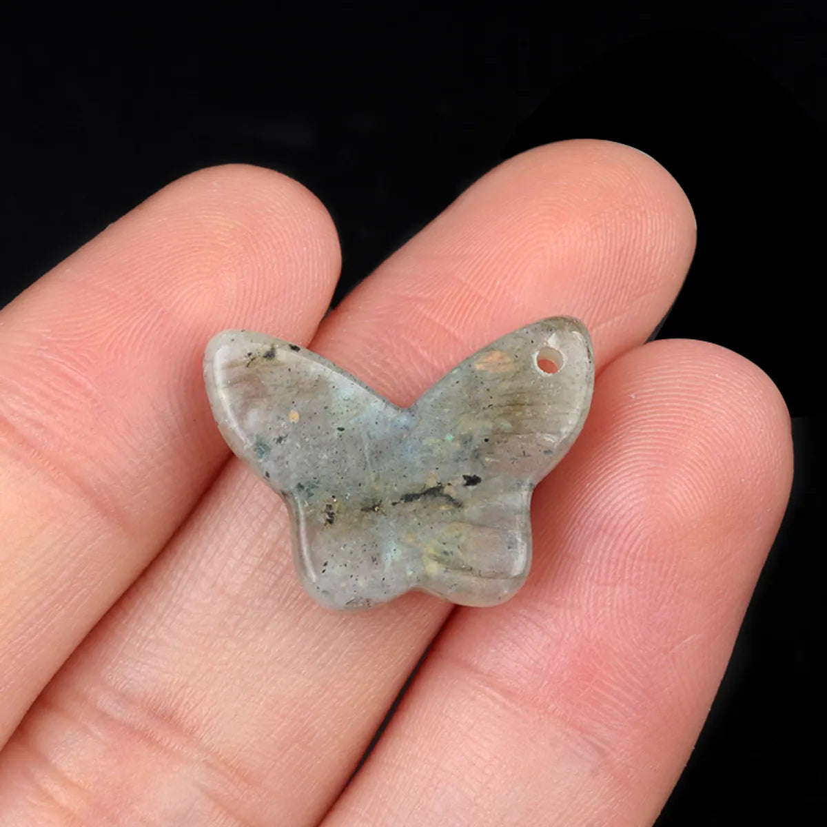 1 Piece 20*15mm Natural Stone Crystal Butterfly Pendant