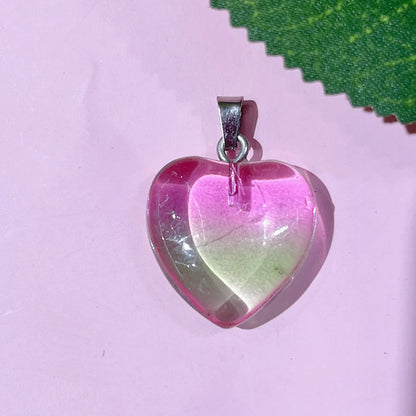 1 Piece 20*20mm Natural Stone Heart Shape Pendant