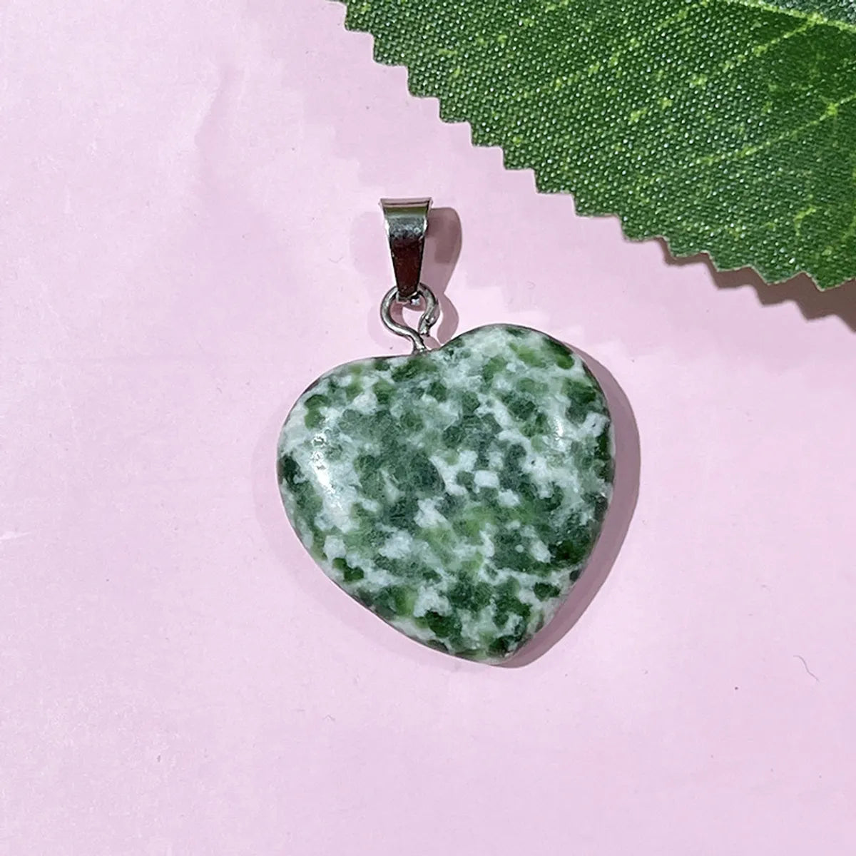 1 Piece 20*20mm Natural Stone Heart Shape Pendant