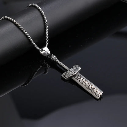 1 Piece 20*75mm 304 Stainless Steel Geometric Pendant Chain