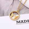 1 Piece 20x18mm Hole 3~3.9mm Copper Zircon Gold Plated Gesture Palm Polished Pendant