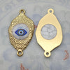 1 Piece 21.5*16mm 30.7*16mm Metal Eye Pendant