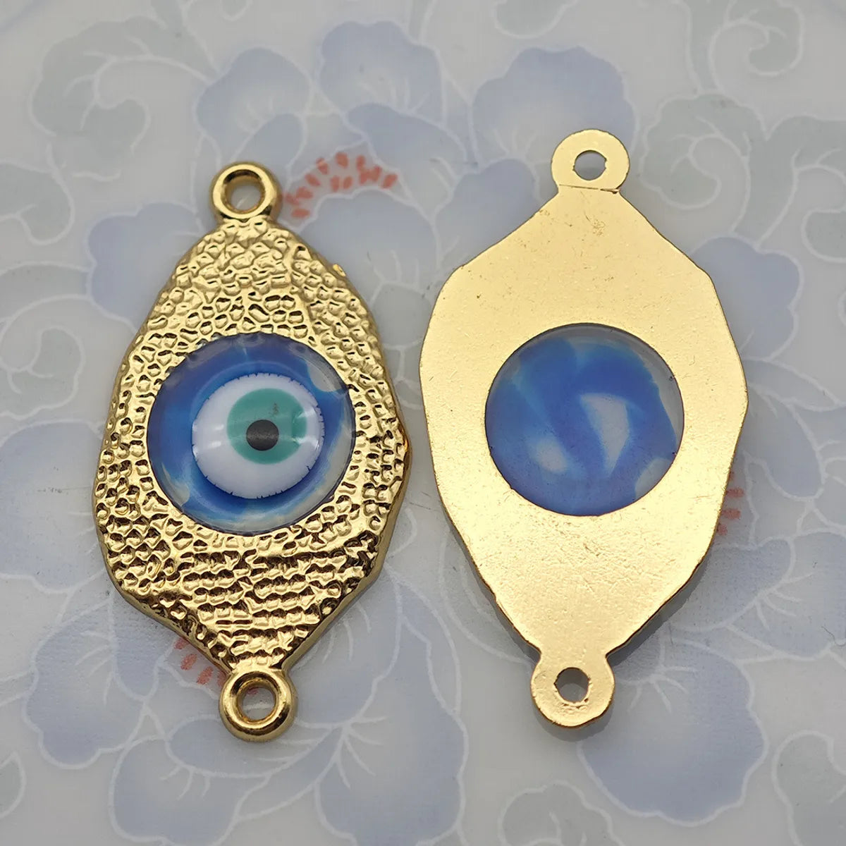 1 Piece 21.5*16mm 30.7*16mm Metal Eye Pendant