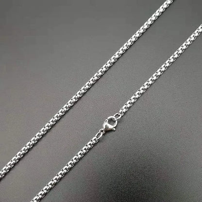 1 Piece 23*46mm 61CM Titanium Steel Ape Man Pendant Chain