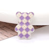 1 Piece 24 * 35mm Zinc Alloy Pearl Bear Polished Patch Material