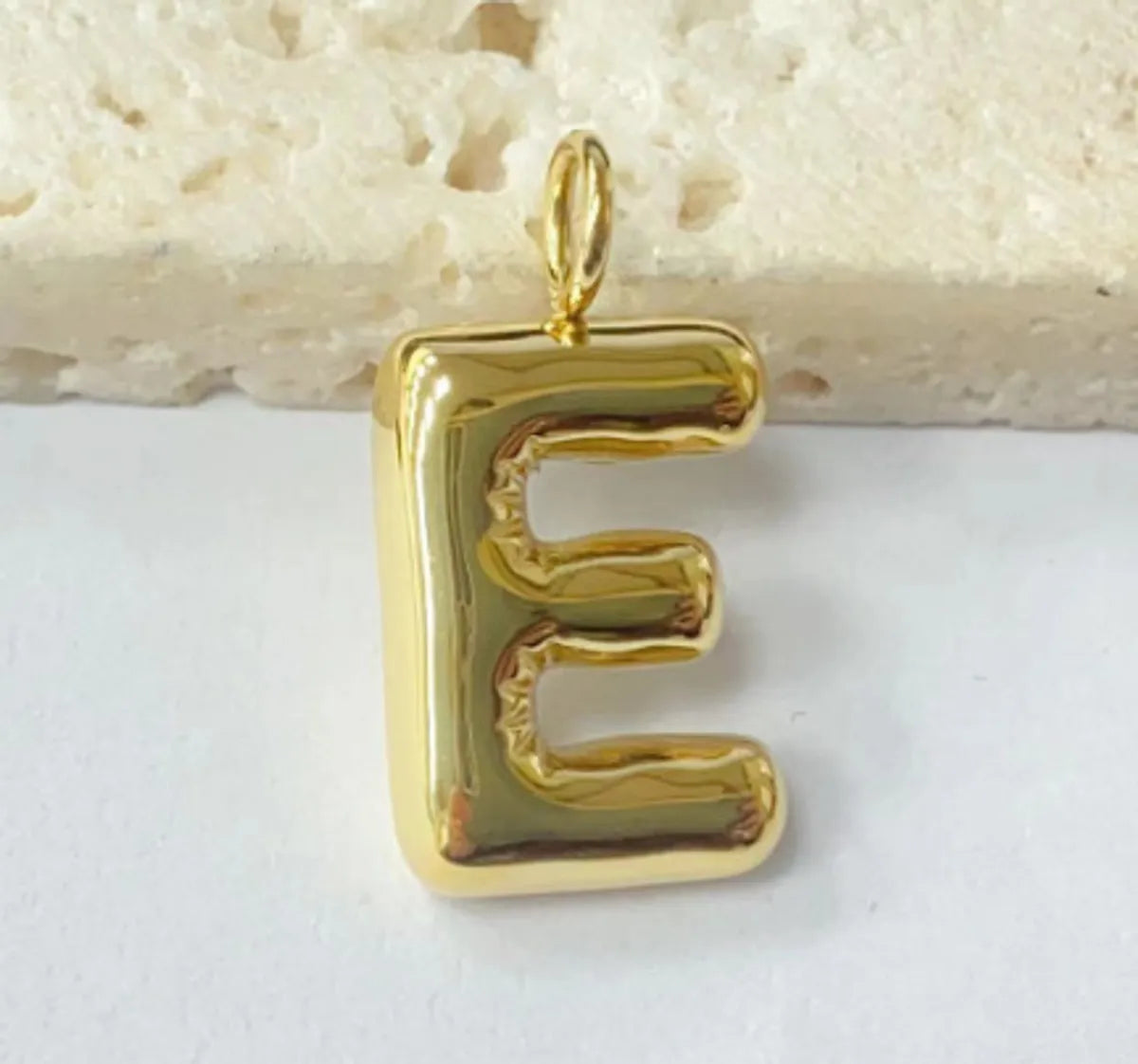 1 Piece 24mm 304 Stainless Steel Letter Pendant Chain