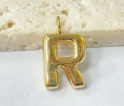 1 Piece 24mm 304 Stainless Steel Letter Pendant Chain