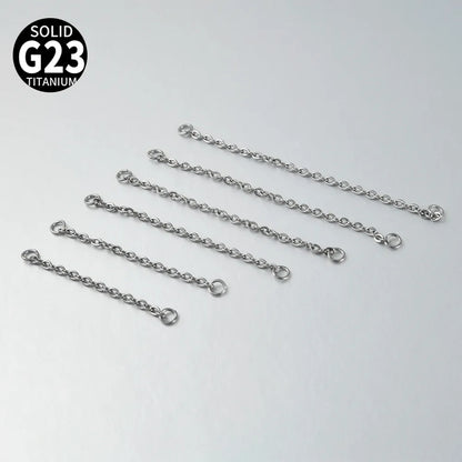 1 Piece 25mm 30mm 35mm Titanium Alloy Jewelry Accessories