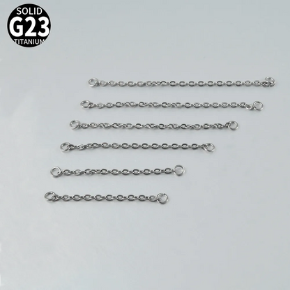 1 Piece 25mm 30mm 35mm Titanium Alloy Jewelry Accessories