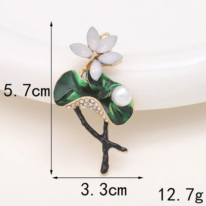 1 Piece 27*40mm 33*57mm 35*35mm Zinc Alloy Rhinestones Pearl Cactus Polished DIY Accessories