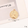 1 Piece 2.1cm 2.5cm Zinc Alloy Flower Butterfly Pendant