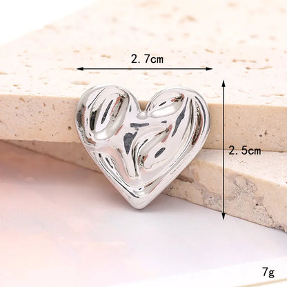 1 Piece 2.5*2.7cm 3.3*3.6cm 4.7*4.9cm Zinc Alloy Hand Insect Heart Shape DIY Ornament Accessories Phone Case Sticker Material