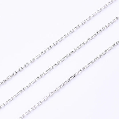 1 Roll 2.3*1.8mm 2*1.5mm 3*2.3mm 304 Stainless Steel 18K Gold Plated Solid Color Polished Chain