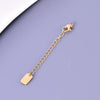 1 Piece 304 Stainless Steel 18K Gold Plated Jewelry Accessories