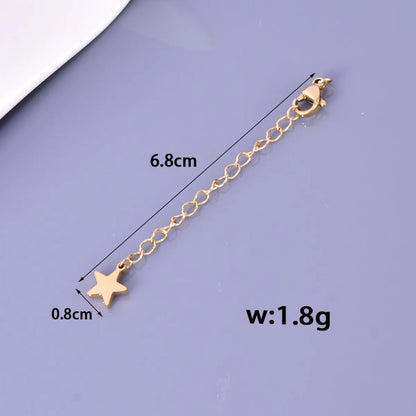 1 Piece 304 Stainless Steel 18K Gold Plated Jewelry Accessories