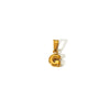 1 Piece 304 Stainless Steel 18K Gold Plated Letter Pendant