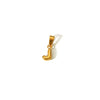 1 Piece 304 Stainless Steel 18K Gold Plated Letter Pendant