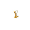 1 Piece 304 Stainless Steel 18K Gold Plated Letter Pendant