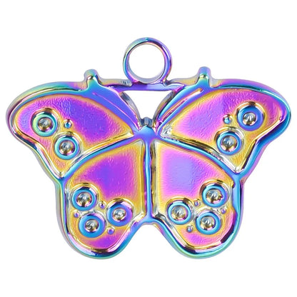 1 Piece 304 Stainless Steel Butterfly Pendant