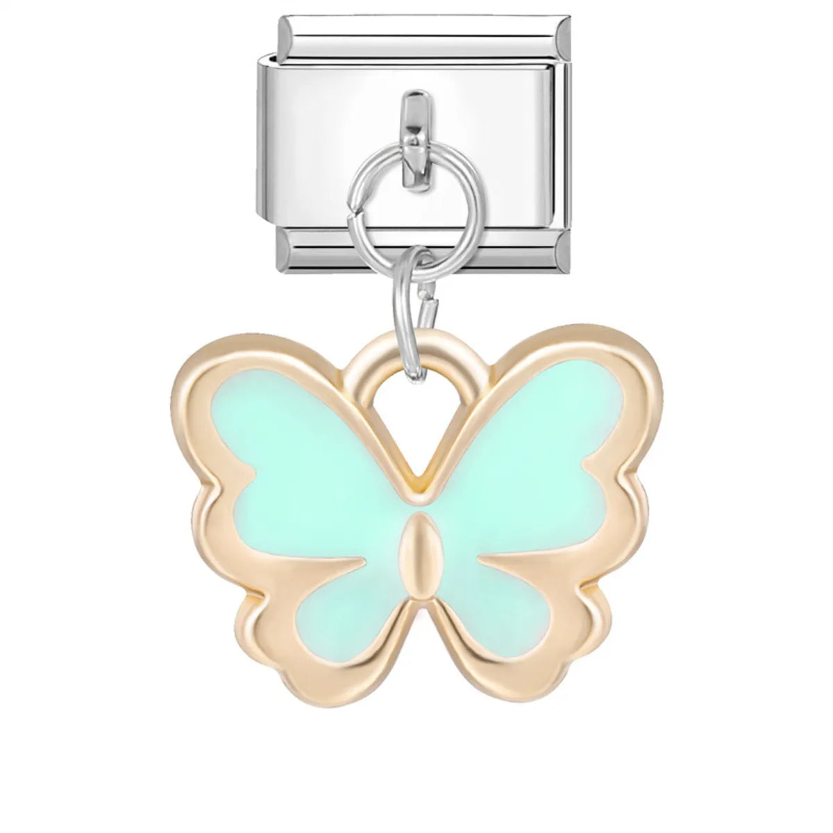 1 Piece 304 Stainless Steel Cartoon Bee Butterfly Pendant