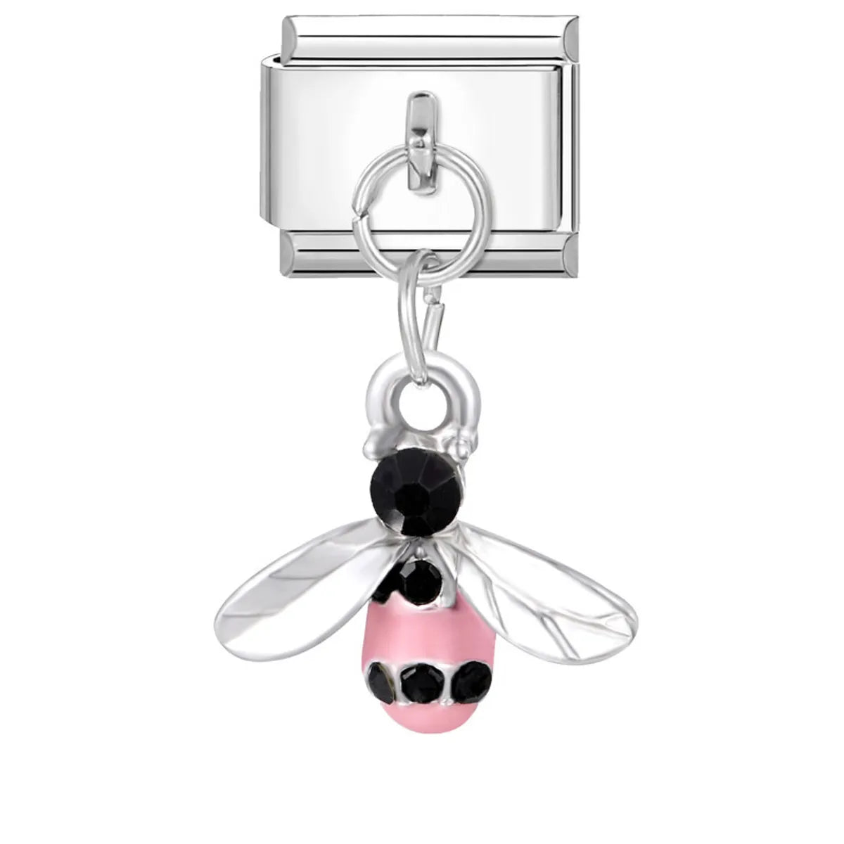 1 Piece 304 Stainless Steel Cartoon Bee Butterfly Pendant