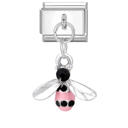 1 Piece 304 Stainless Steel Cartoon Bee Butterfly Pendant