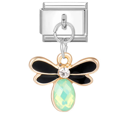 1 Piece 304 Stainless Steel Cartoon Bee Butterfly Pendant