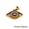 1 Piece 304 Stainless Steel Devil'S Eye Pendant