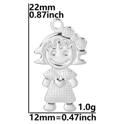 1 Piece 304 Stainless Steel Doll