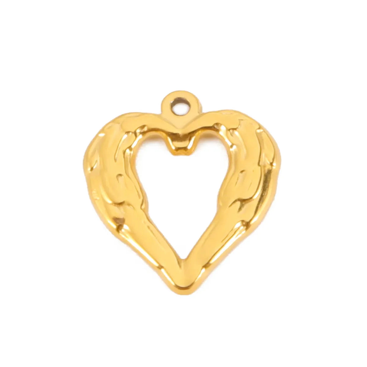 1 Piece 304 Stainless Steel Heart Shape Pendant