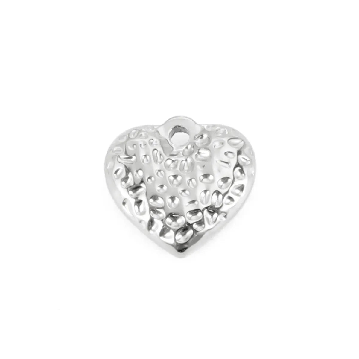 1 Piece 304 Stainless Steel Heart Shape Pendant