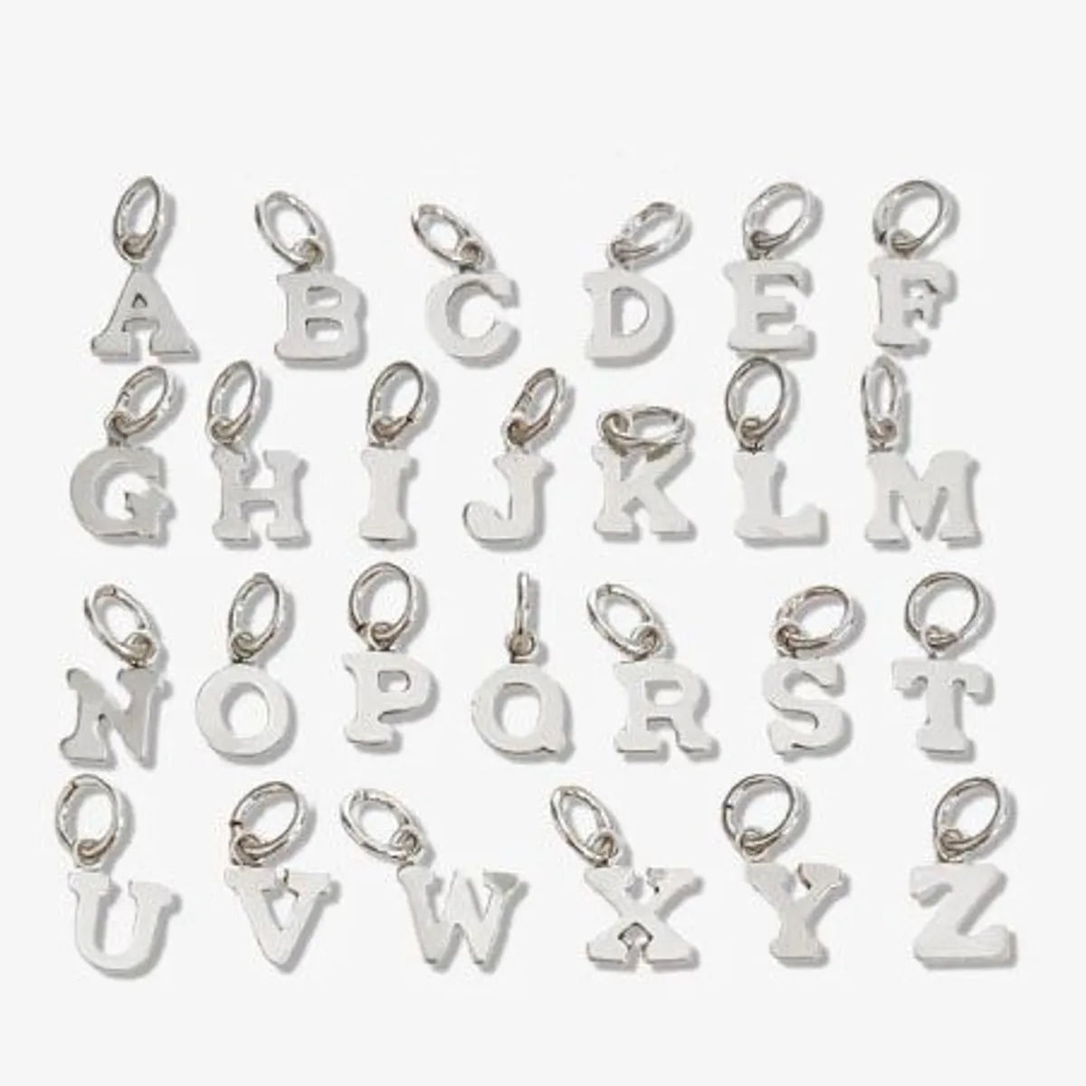 1 Piece 304 Stainless Steel Letter Pendant