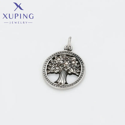 1 Piece 304 Stainless Steel Life Tree Pendant