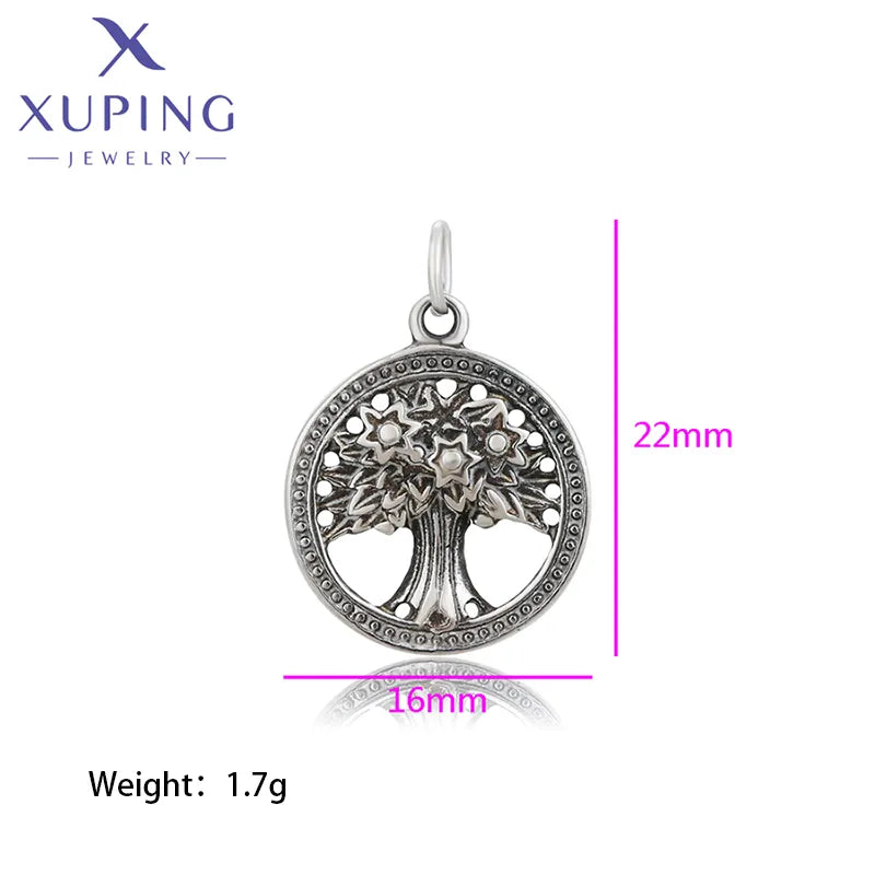 1 Piece 304 Stainless Steel Life Tree Pendant