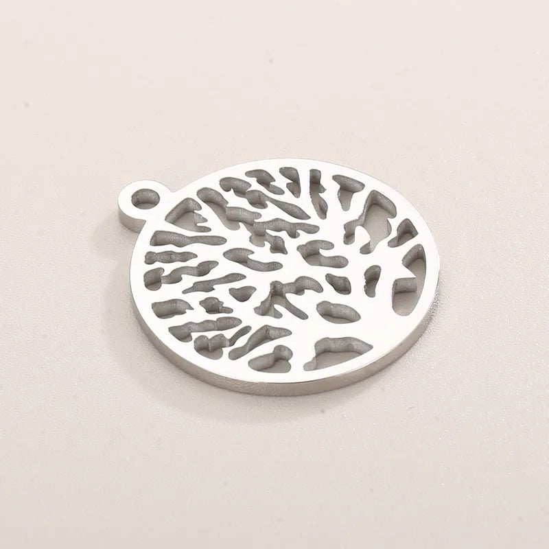 1 Piece 304 Stainless Steel Solid Color Pendant