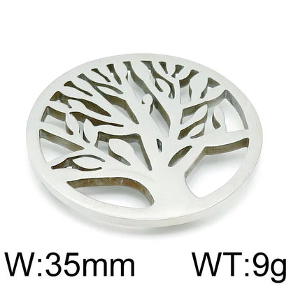 1 Piece 304 Stainless Steel Solid Color Pendant