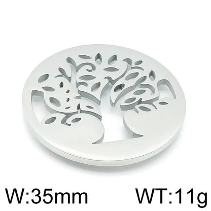 1 Piece 304 Stainless Steel Solid Color Pendant