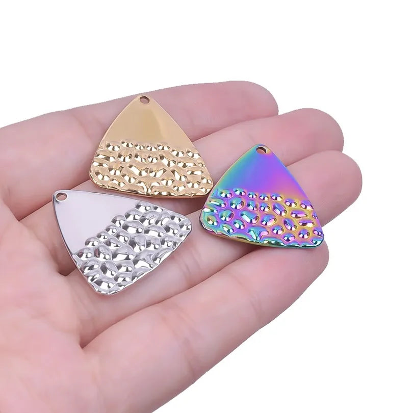 1 Piece 304 Stainless Steel Solid Color Pendant