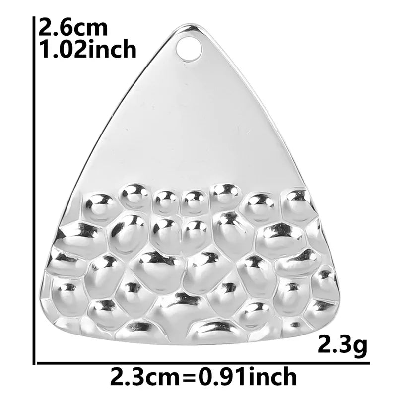 1 Piece 304 Stainless Steel Solid Color Pendant