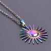 1 Piece 304 Stainless Steel Sun Pendant