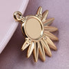 1 Piece 304 Stainless Steel Sun Pendant