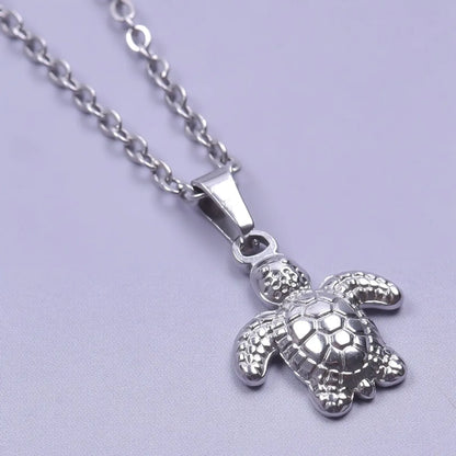 1 Piece 304 Stainless Steel Tortoise Pendant